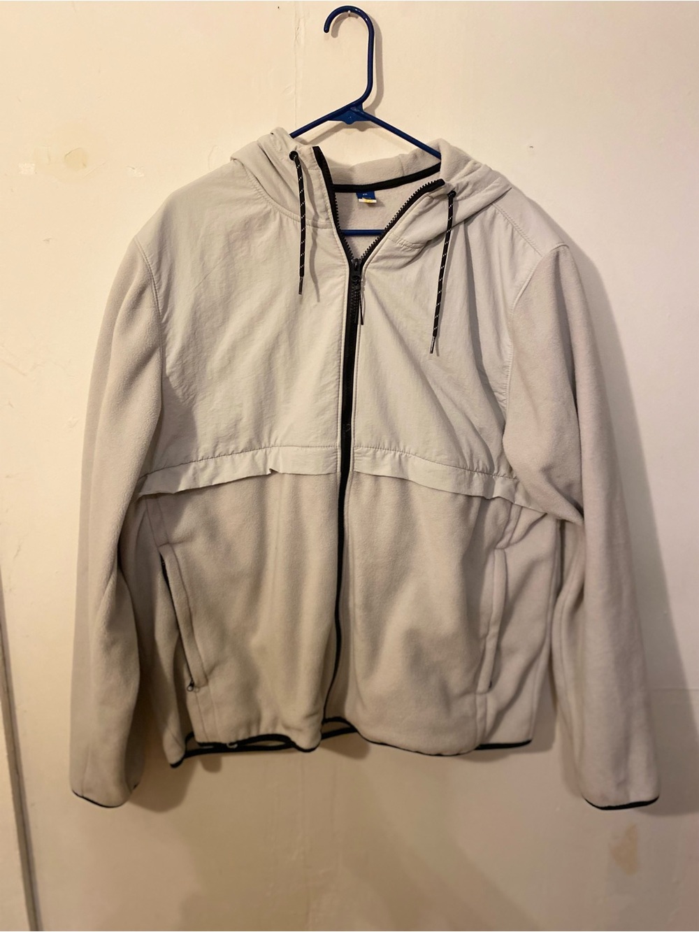 Old Navy Men's Microfleece Hybrid Zip Hoodie